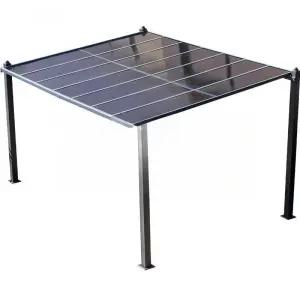 야외 파고라 차양막 조립식 원두막 테라스 정원 방부목 썬룸 가제보 천막 옥상 야외정자