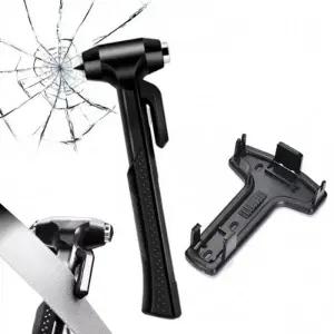 거치대 포함 고급형 차량용 비상망치 벨트커터 세트