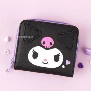 [하프클럽/]쿠로미 선물 페이스 지갑 귀여운 고양이 천재 필통