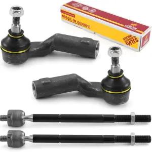 메트릭스 프리미엄 섀시 부품 - 4개의 PC 내부 및 외부 타이 로드 엔드 키트 2009-2013 마쓰다 3 스포츠