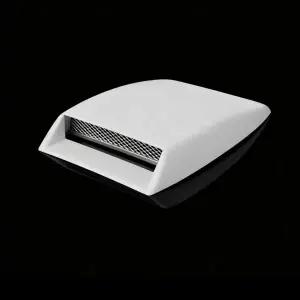 허그윗 자동차 후드 시뮬레이션 공기 통풍구 스티커 3D 장식용 흐름 흡입구 보닛 스타일리시 대부분의 위한