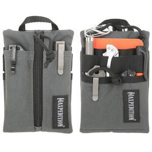 맥스페디션 플래티 포켓 정리함, 남성용 내구성 EDC 도구 파우치, 파라코드 랜야드가 있는 넥 월렛, 손전등, 멀티툴, 펜, 노트북 보관함