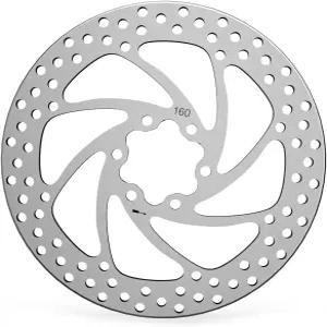 스티오 160mm 스쿠터 브레이크 디스크 로터 패드 6구 라운드 호환 KAABO Wolf Warrior 11 PRO GT King