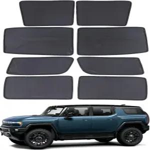 허머 EV 2024-2026 액세서리 도어 윈도우 모기장 자외선 차단제 글레어 히트쉴드 윈드쉴드 사이드 리어