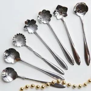 일본 세트 나가오 벚꽃 포크 사쿠라 티스푼