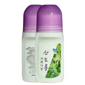 제주 유기농 녹차 아로마 산도롱 라벤더 쿨링젤 마사지겔 120ml x 10개 D14SanLV10 웰니스라이프