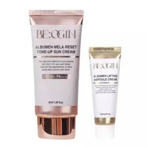 비오진 전인화 톤업 선크림 생얼 쌩얼50ml+크림25ml