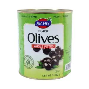 리치스 피티드 블랙올리브 홀 3kg