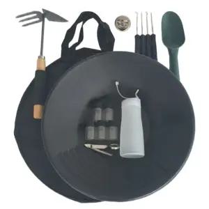 사금채취도구 사금채취장비 패닝접시 16종 세트 가방포함 금채굴 팬 스포이드 자석 돋보기 긁개