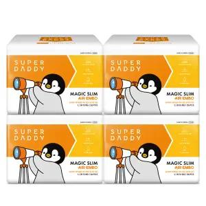 슈퍼대디 매직슬림 에어엠보 팬티형 기저귀 4팩 (대형/특대형/빅형/키즈형)