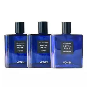 보닌 더캐릭터 로열 블루 3종세트 (스킨2개 + 로션1개) 남성화장품