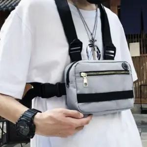 라이더 조끼 남자 아웃도어스포츠 백 가방 체스트 아웃도어스포츠 아웃도어가슴가방