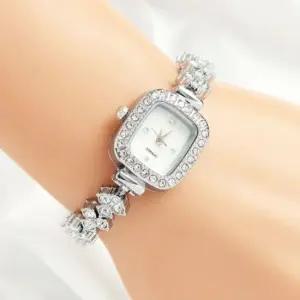 시계 철재 레나 실버 손시계 여자 사각 패션시계 레나 사각메탈시계트리 메탈시계