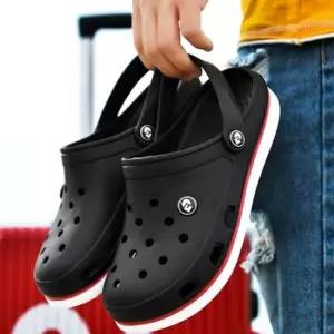 슬리퍼 여름용 펀칭 샌들 물놀이 245mm 검정색 펀칭샌들 물놀이 여름샌들 펀칭슬리퍼