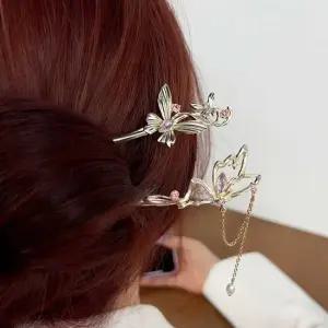 올림머리 여자 비녀 메탈 액세서리 머리핀 비녀 헤어비녀 올림머리비녀 뒤꽂이비녀