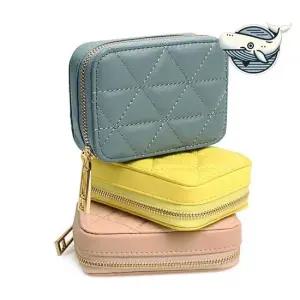 소가죽 퀼팅 미니 파우치 캐주얼 립스틱 수납 이너백 파우치백 파우치가방 휴대폰파우치