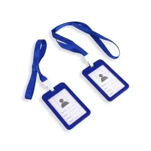 케이스 목걸이사원증 블루 명품 지갑선물 슬림지갑 가죽지갑 마가렛호웰카드지갑