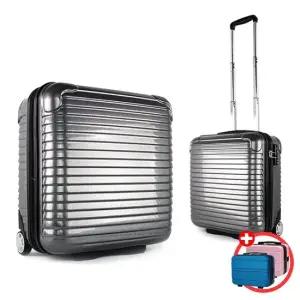 기내용 18인치 여행 가방 하드캐리어 실버 + 미니가방 해외여행 바퀴가방 여행용
