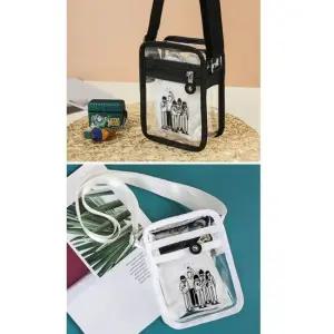 학생 여학생 청소년 외출 투명 소지품 가방 크로스백 여성크로스백 여성숄더백