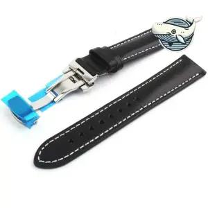 클래식 가죽 손목시계 스트랩 스타일리시 시계줄 롤렉 스 까르 띠에 포르투기저