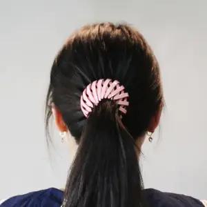 포니 반묶음 만두 헤어핀 4-만두핀-그레이 올가미 올림머리 원형 당고머리 둥근 올가미