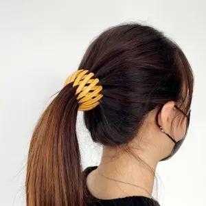 헤어핀 2무광만두핀-그레이 당고 올가미 무광 올림머리 원형 당고머리 둥근 올가미