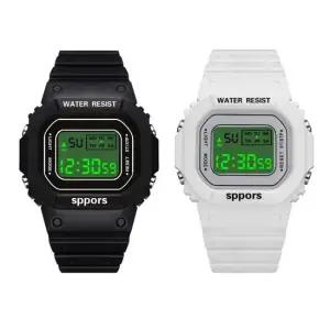 우레탄 전자 디지털 손목 시계 방수손목시계 손목전자시계 학생손목시계 전자손목시계