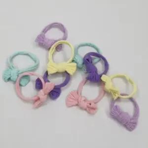 파스텔톤 데일리 마카롱 리본머리끈 10P 헤어끈 짱짱한머리끈 귀여운머리끈 로맨틱스타일