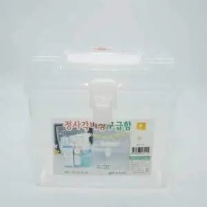 [콩심팥심]사각 비상 구급함 대 구급상자 응급 키트 약통