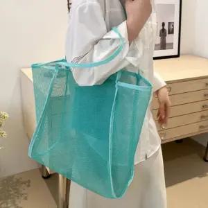 빅사이즈 메쉬 망사 네트백 다용도 여름 여행 숄더백 메쉬백 네트백 그물백 빅사이즈가방