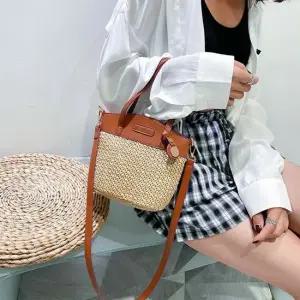 이타백 라탄백 투웨이 구름 텀블러백 손뜨개가방 63-G