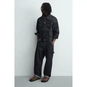 ZARA 레더 클로그 - 브라운