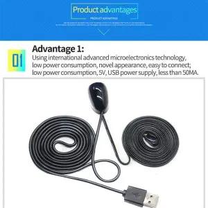 호환 AA60-20X IR 익스텐더 적외선 IR 원격 제어 수신기 USB 수신기 어댑터 송신기