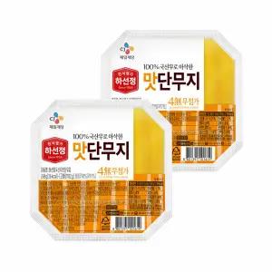 하선정 4無 맛단무지 260g x2개