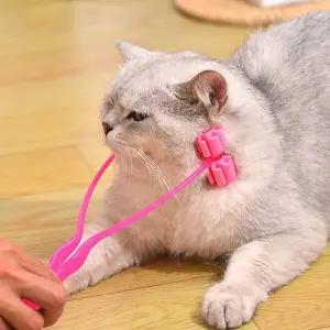 [RIZPICK]고양이 얼굴 마사지 롤러 반려동물 목 다리 소프트 안마기