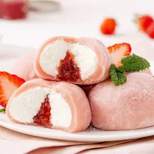 [쿠캣] 딸기쏙우유 찹쌀떡 540g 2팩