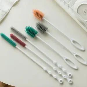 [RIZPICK]국산 물병 브러쉬 젖병 실리콘 세척솔 솔 텀블러 주방세척브러쉬