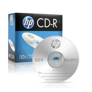 10장 슬림 (1P CD-R 700MB 케이스) 52x Media HP