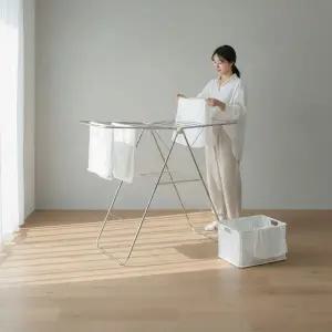 튼튼한 대용량 대형 빨래건조대 이불 건조 가능한 와이드 접이식 거치대