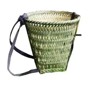 수확가방 대나무 바구니 넝마 망태 고추끈가방