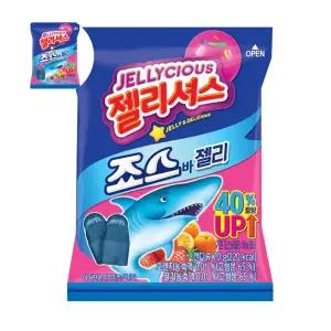 롯데 젤리셔스 죠스바 70g 8개