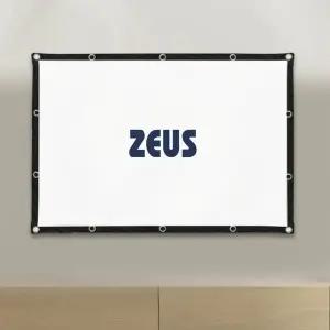 제우스 스크린 맥스 100인치 16:9 빔프로젝터 천 스크린