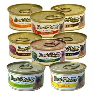 굿프랜드 캣 캔 85g 24개 고양이캔