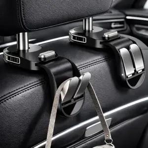4세대 자동차 후크 차량용 가방걸이 헤드레스트 옷걸이 고리