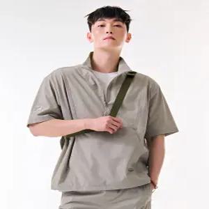 [체이스컬트] [2Color] M 스트레치 반팔 아노락