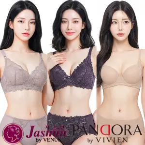 [비너스 비비안] 브라 팬티 세트 빅사이즈 노와이어 A B C D E F G 컵 풀컵 몰드 브래지어 와이어 여성 속옷 노라인 레이스 쿨 여름 감탄 무봉제 홑겹 인견 보정 브주니어 여자 큰컵 브라렛 모달 순면 편한 와코루
