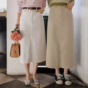 커버 A라인 소프트 밴딩스커트(숏/롱)