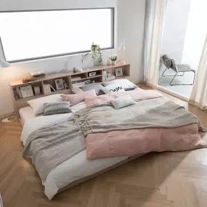 리바트 뉴트 저상형 패밀리침대 프레임 수납형Q+SS