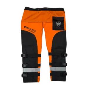 몬스터 쳅스 안전바지 안전복 작업바지 앞치마형 작업복 벌목 벌채 엔진톱 전기 기계 전동 체인 충전