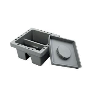 단아미 사각물통(소) 165x165x100mm 뚜껑포함
